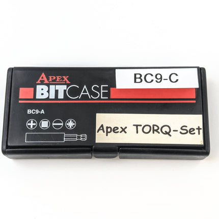 Apex BC9-C Torx® BitCase™ – 9 Piece Precision Bit Assortment