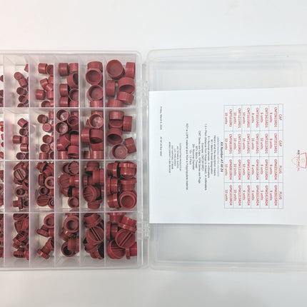 AT-M-24 – Metric Thread Cap & Plug Kit | 215 Piece FOD Protection Assortment
