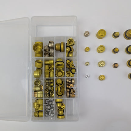 AT-ALUM-JIC-KIT – Aluminum Aircraft JIC Cap & Plug Kit | NAS835 / NAS818 FOD Protection Set