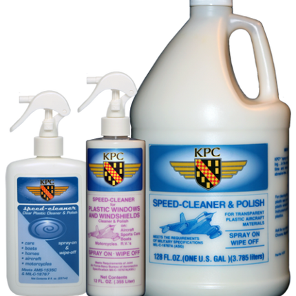 KPC K-200 Window Cleaner & Polish – Aircraft Plexiglass & Acrylic Cleaner