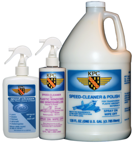 KPC K-200 Window Cleaner & Polish – Aircraft Plexiglass & Acrylic Cleaner